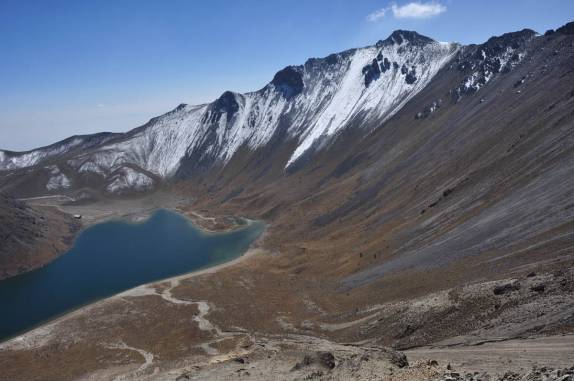 A impressionante cratera do Nevado de Toluca, na região central do México